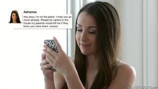 Aidra Fox és Lola Foxx forró tinédzser lesbi játszmája