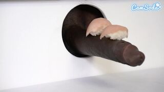 Bazinagy cickós leszbi milf-ek sushi glory hole kalandja bbc szopással és cuki ázsiai tinitel