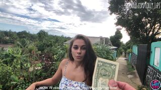Forró latin amerikai szuka egy dollárért kap baszást