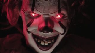 Pennywise a kéjvágyó bohóc megbassza és teleéli a forró barátnődet Diana Daniels-t - halloween speciál