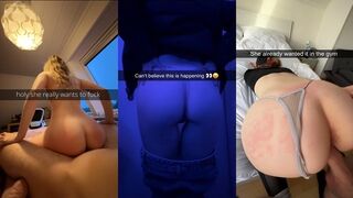Zsenge csajok mocskos baszása snapchat válogatásban